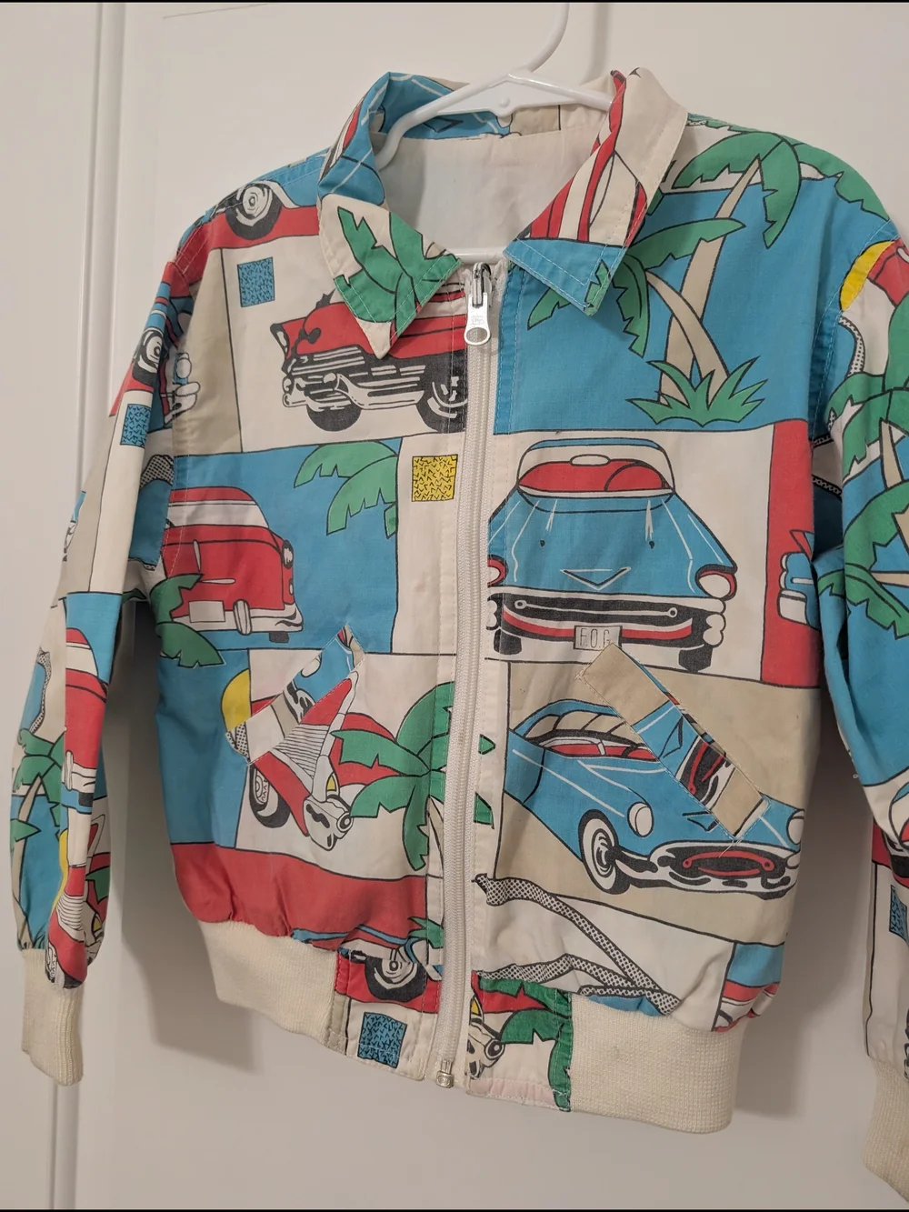 Vintage Reversible London Fog All Over Print Jacket